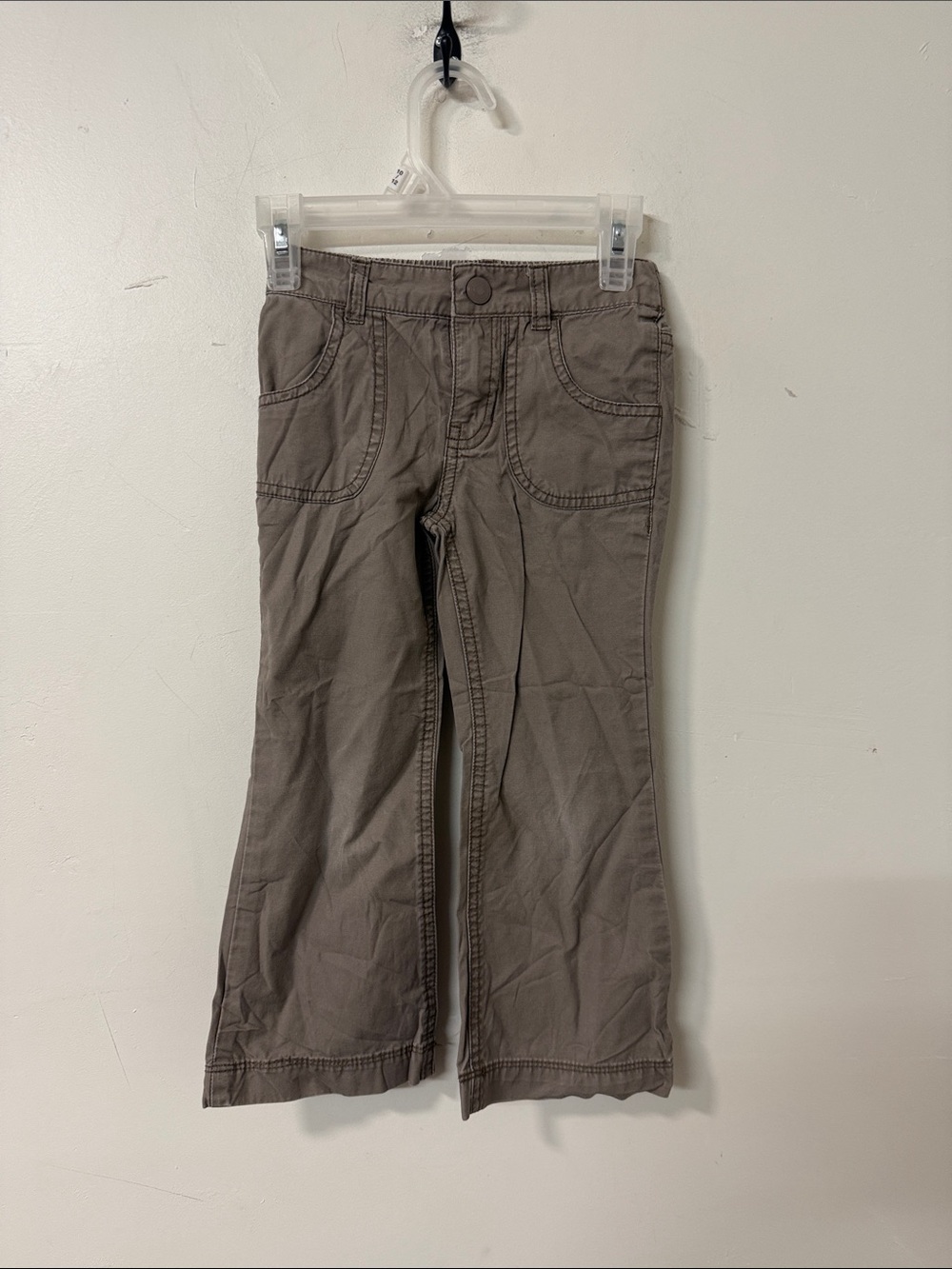 Cherokee Kids Taupe Straight-Leg pant